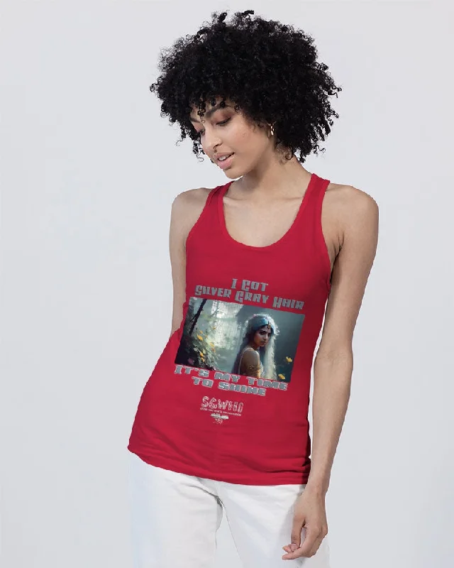 Women's Lace Detail Camisoles -Indian sister to shine Unisex Jersey Tank | Bella + Canvas