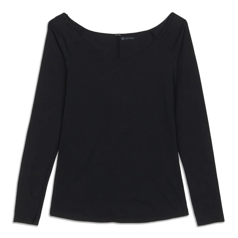 Women's Long Sleeve T-shirt for Yoga -Inner Essence Long Sleeve T-Shirt - Resale
