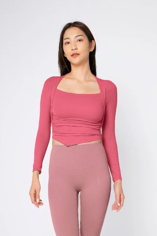 Women's Comfortable Long Sleeve T-shirt for Casual Days -Inner Glow Long Sleeve