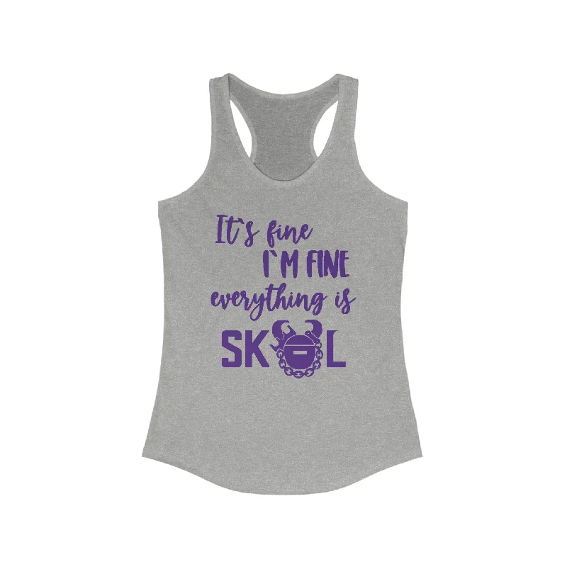 Women's Tank Tops with Logo -Ladies Ideal Racerback Tank - It's Fine