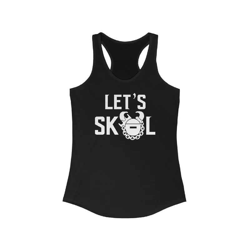 Women's Work Tank Tops -Ladies Ideal Racerback Tank - Let's go!