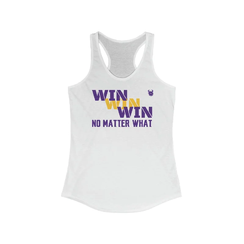 Women's Cami Tops for Sleep -Ladies Ideal Racerback Tank - No Matter What