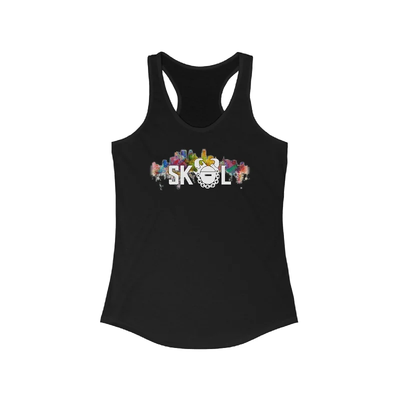 Women's Comfortable Camisoles -Ladies Ideal Racerback Tank - Skyline