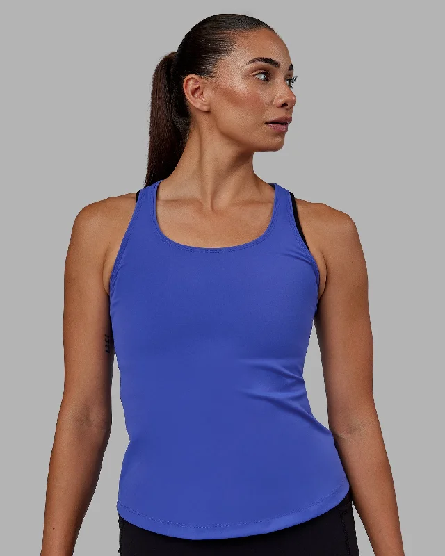 Women's Basic Tank Tops for Running -Lift Performance Tank - Power Cobalt