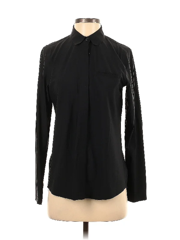Women's Elegant Long Sleeve Shirt for Evening -Long Sleeve Blouse