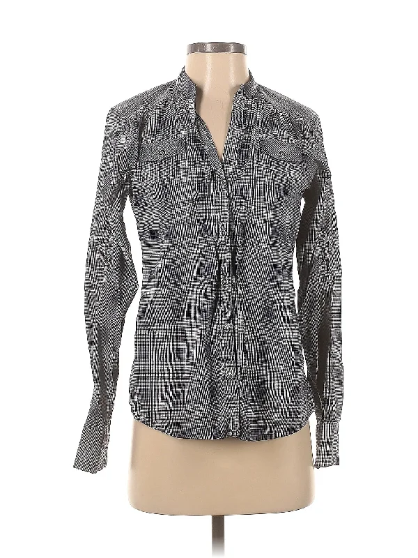 Women's Classic Long Sleeve T-shirt for Office Wear -Long Sleeve Blouse