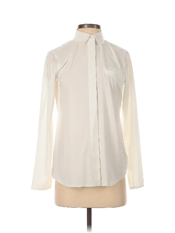Women's Relaxed Fit Long Sleeve T-shirt for Work -Long Sleeve Blouse
