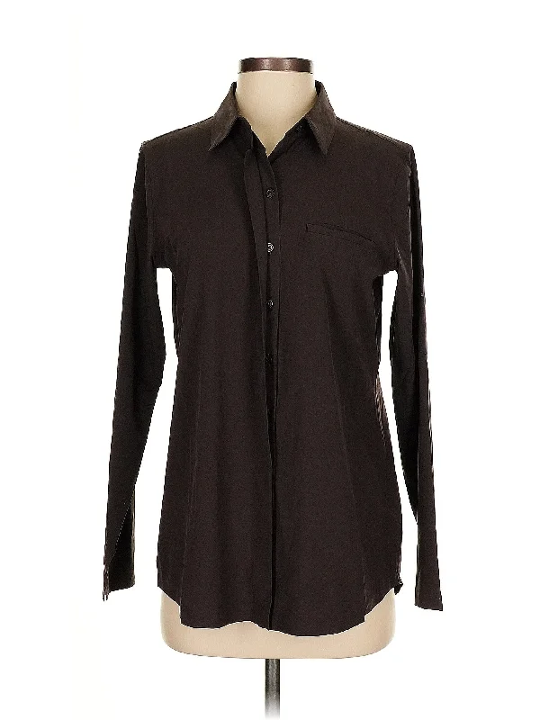 Women's V-neck Long Sleeve T-shirt -Long Sleeve Blouse