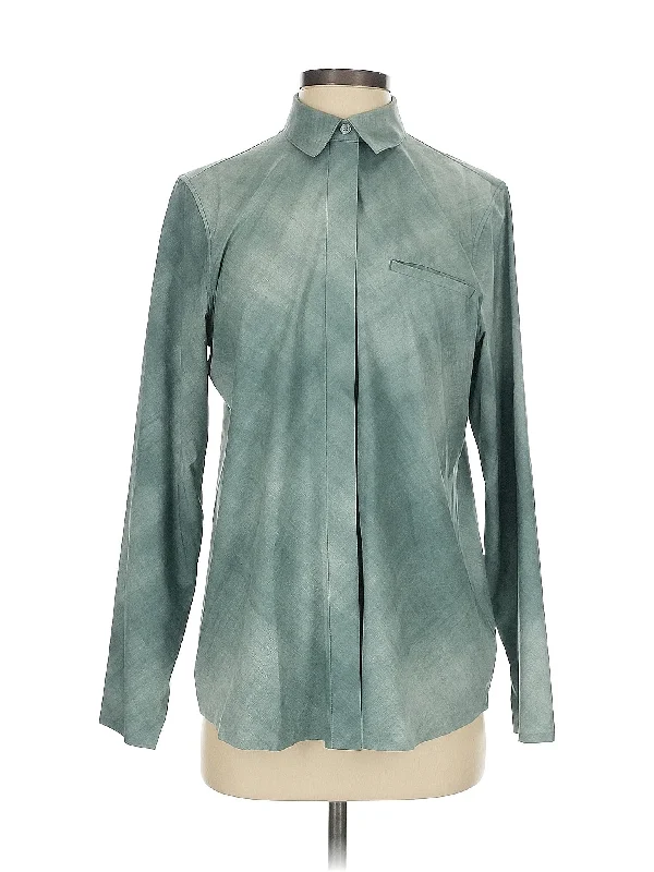 Women's Trendy V-neck Long Sleeve T-shirt for Comfort -Long Sleeve Blouse