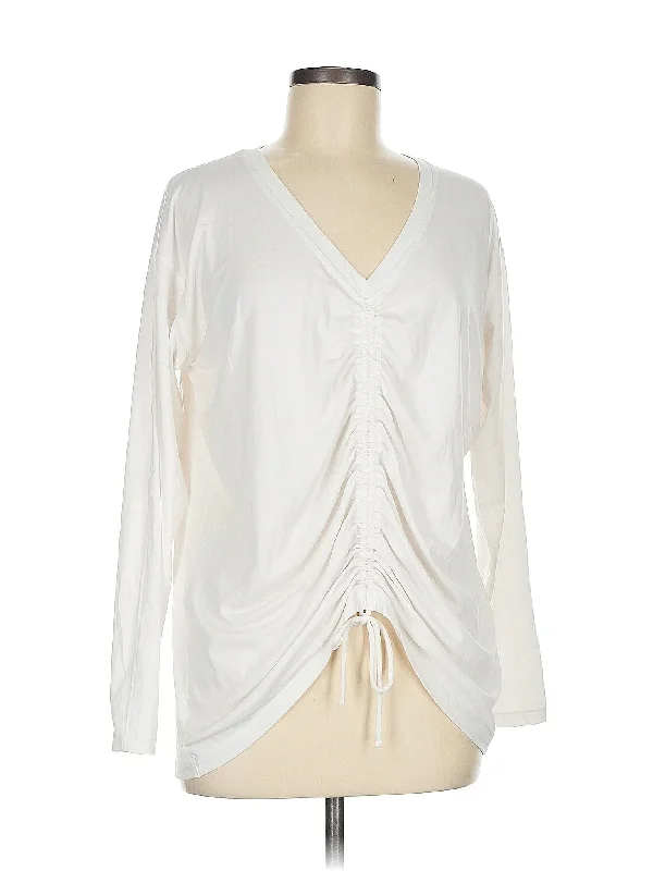 Women's Comfortable Long Sleeve T-shirt for Any Occasion -Long Sleeve Blouse