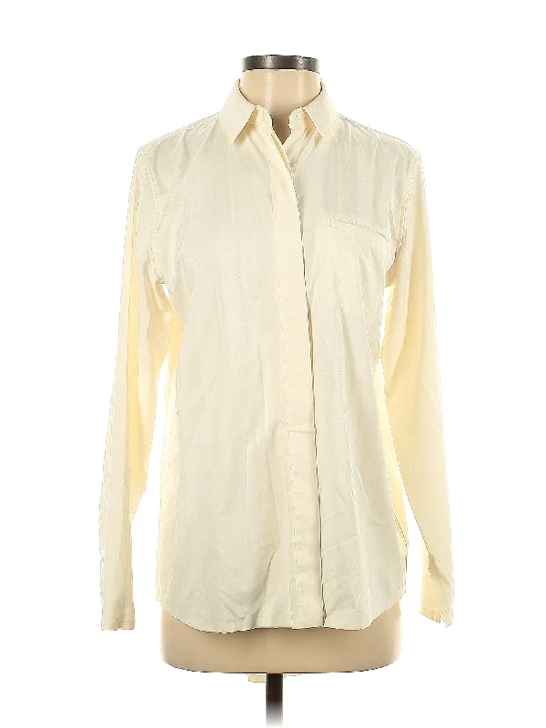 Women's Elegant Long Sleeve T-shirt with Print -Long Sleeve Blouse