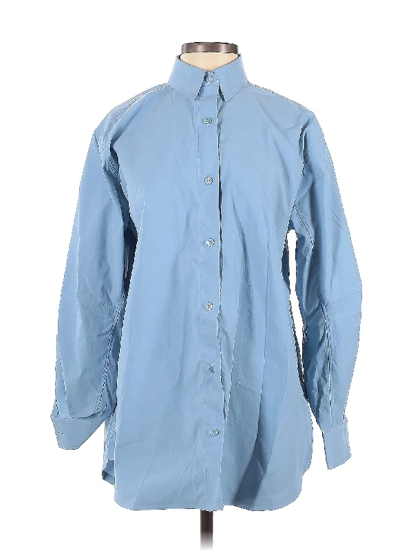 Women's Long Sleeve T-shirt with Ribbed Detail -Long Sleeve Blouse