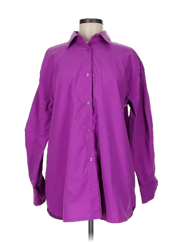 Women's Casual Long Sleeve T-shirt with Cuffs -Long Sleeve Blouse