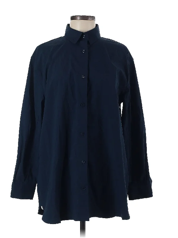 Women's Long Sleeve T-shirt with Pleated Details -Long Sleeve Blouse