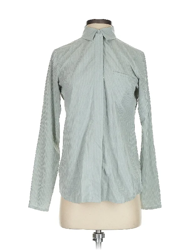 Women's Long Sleeve T-shirt with Elegant Neckline -Long Sleeve Blouse