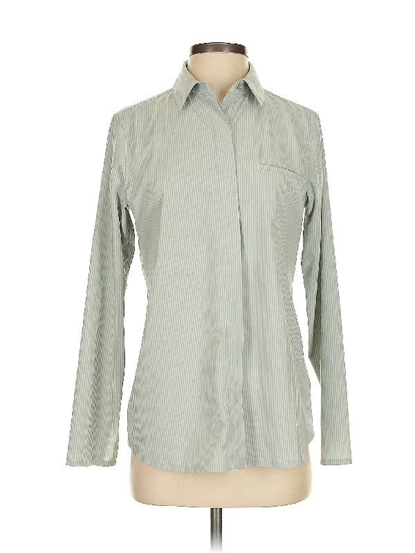 Women's Elegant Long Sleeve Shirt for Evening -Long Sleeve Blouse