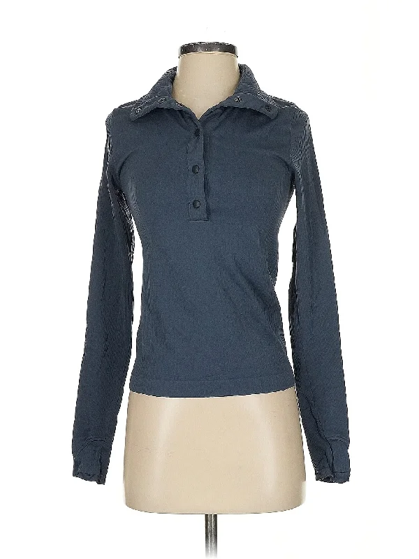 Women's Soft Cotton Blend Long Sleeve T-shirt -Long Sleeve Blouse