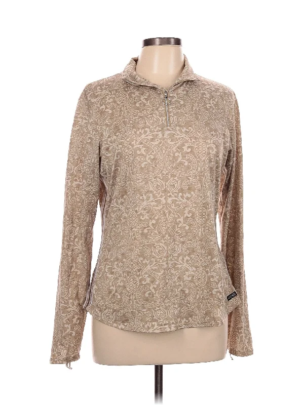 Women's Loose Fit Long Sleeve T-shirt -Long Sleeve Blouse