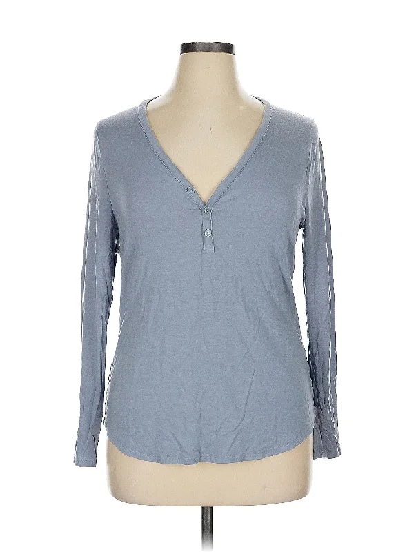 Women's Cool Long Sleeve T-shirt -Long Sleeve Henley