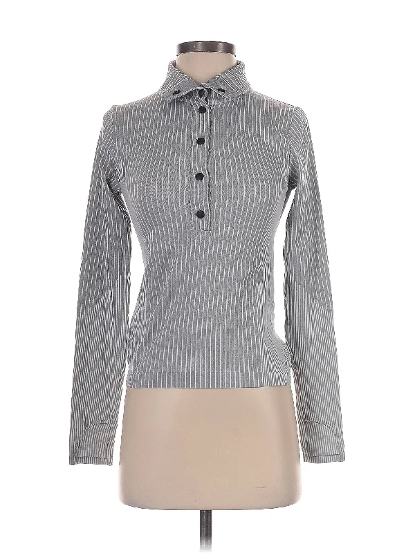 Women's Stylish Long Sleeve T-shirt for Night Out -Long Sleeve Polo