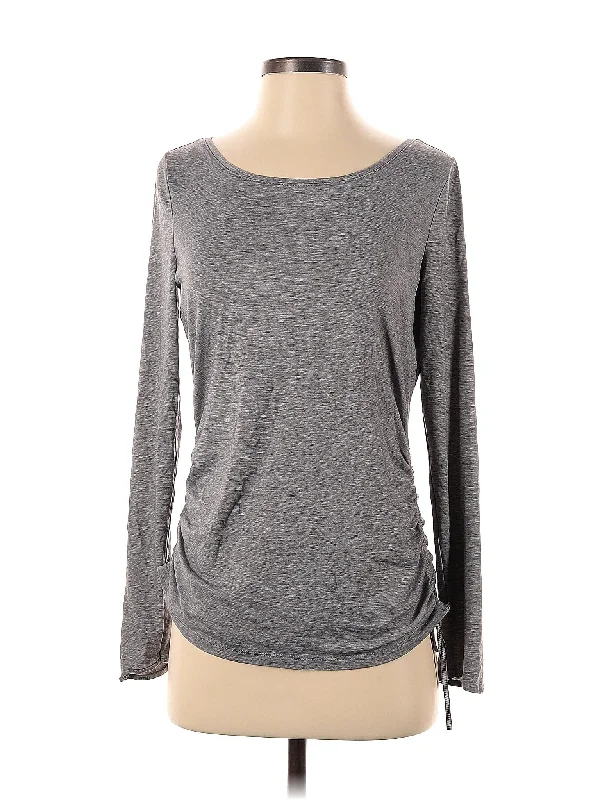 Women's Classic Long Sleeve T-shirt for Casual Outfits -Long Sleeve Top