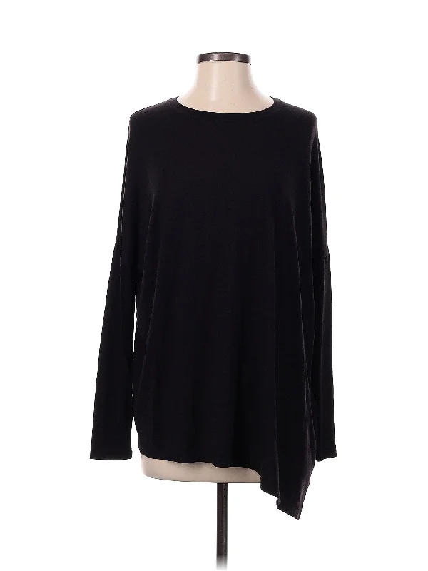 Women's Relaxed Long Sleeve T-shirt for Cool Weather -Long Sleeve Top