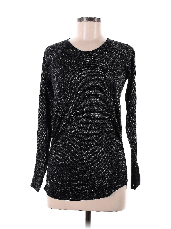 Women's Lace Long Sleeve T-shirt -Long Sleeve Top