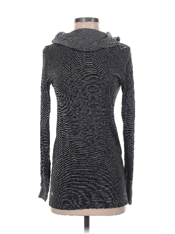 Women's High Neck Long Sleeve T-shirt -Long Sleeve Top