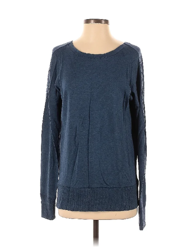Women's Cotton Blend Long Sleeve T-shirt -Long Sleeve Top