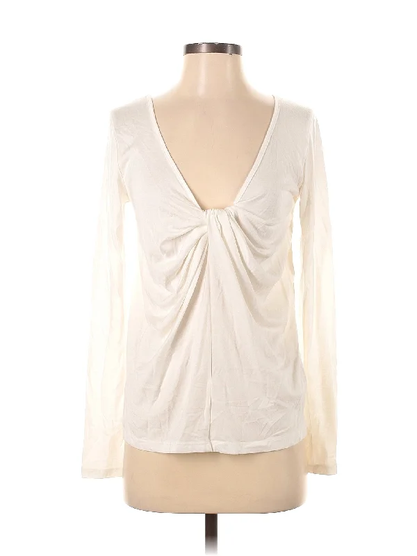 Women's Trendy Casual Long Sleeve T-shirt with Design -Long Sleeve Top