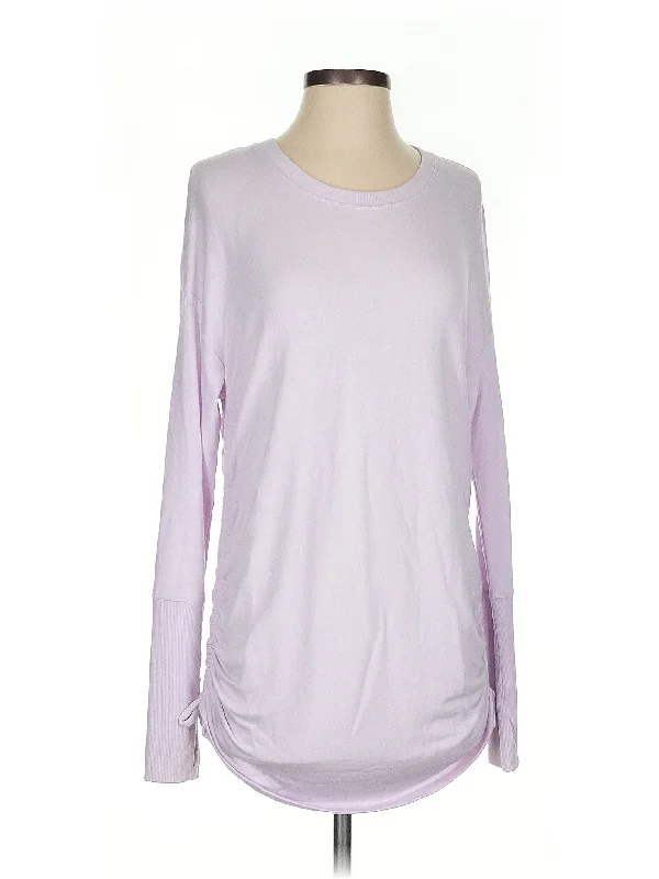 Women's Easygoing Long Sleeve Tee for Comfort -Long Sleeve Top