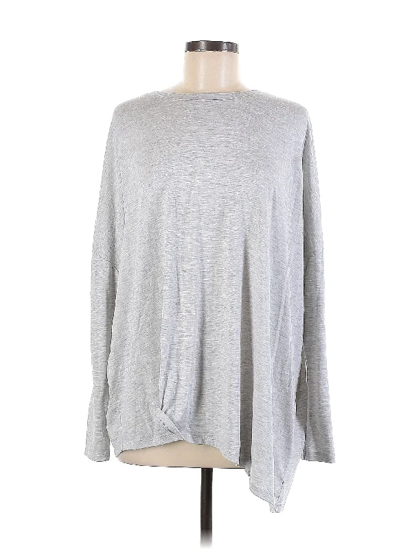 Women's Versatile Long Sleeve T-shirt with Trendy Design -Long Sleeve Top