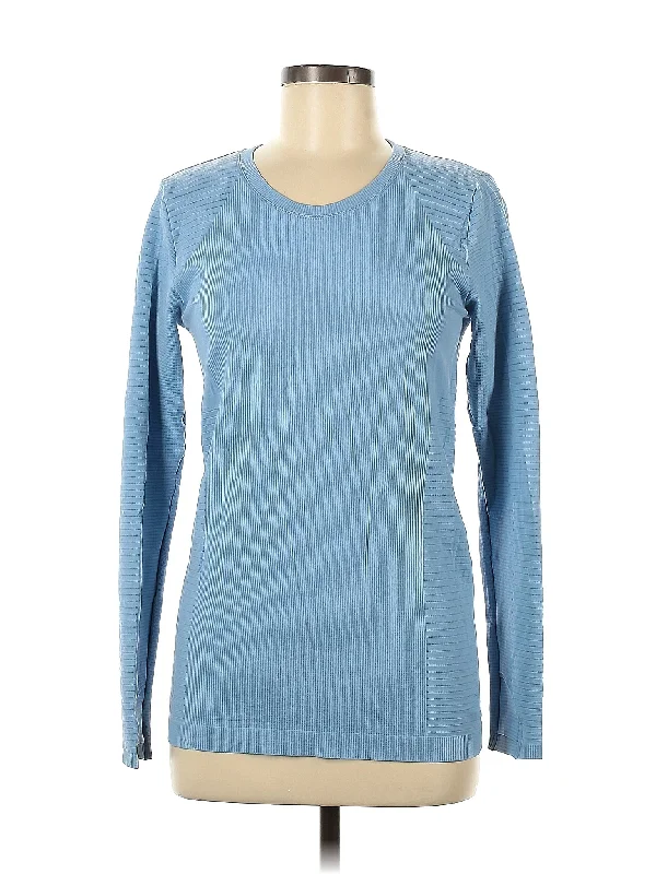 Women's Relaxed Long Sleeve T-shirt for Cold Weather -Long Sleeve Top