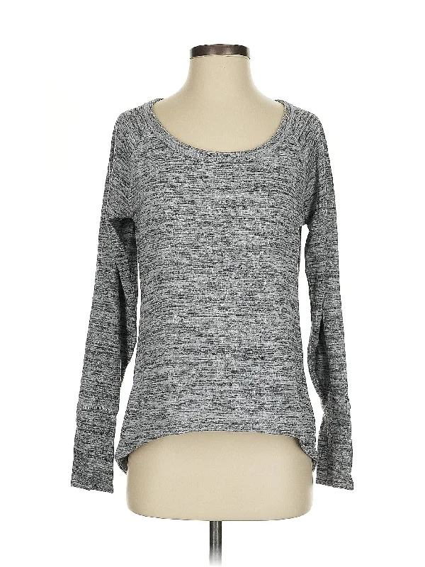 Women's Cozy Long Sleeve Shirt with Soft Texture -Long Sleeve Top