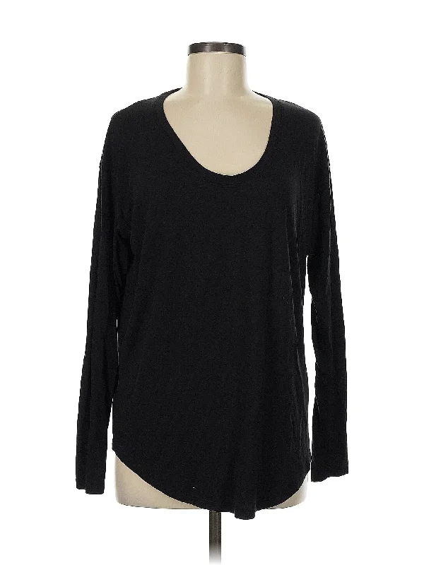 Women's Long Sleeve T-shirt with Trendy Design -Long Sleeve Top