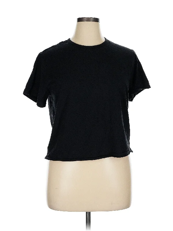 Women's Stylish Long Sleeve T-shirt with Classic V-neck -Long Sleeve Top