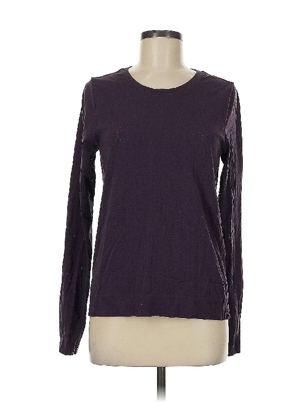 Women's Stylish Long Sleeve T-shirt for Layering -Long Sleeve Top