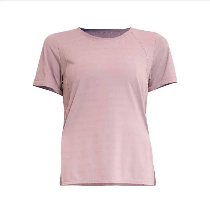 Women's Black Blazers for Business -Loose blazer fitness wear running blouse mesh breathable short sleeve T-shirt women's summer yoga wear