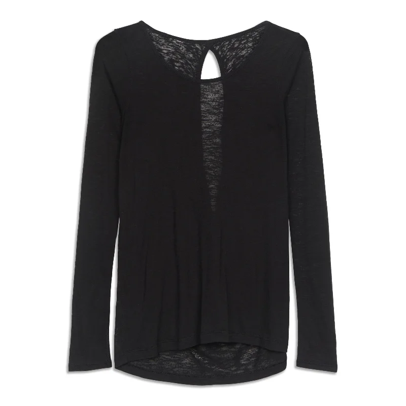Women's Comfy Long Sleeve Tee for Day or Night Wear -Low Key Long Sleeve Shirt - Resale Women's Comfy Long Sleeve Tee for Day or Night Wear -Low Key Long Sleeve Shirt - Resale