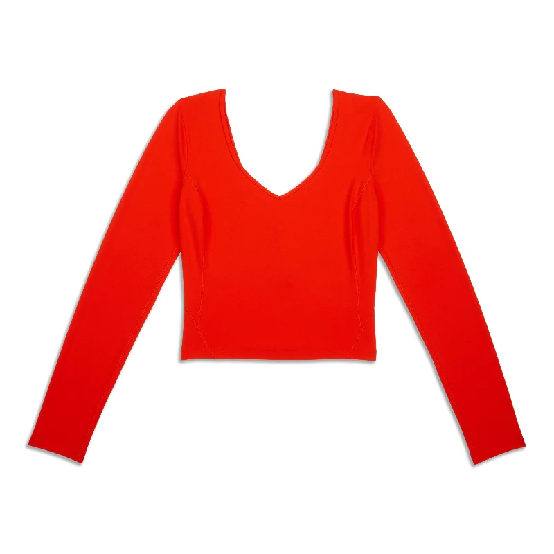 Women's Relaxed Fit Long Sleeve T-shirt with Graphic Print -lululemon Align™ Long Sleeve - Resale Women's Relaxed Fit Long Sleeve T-shirt with Graphic Print -lululemon Align™ Long Sleeve - Resale