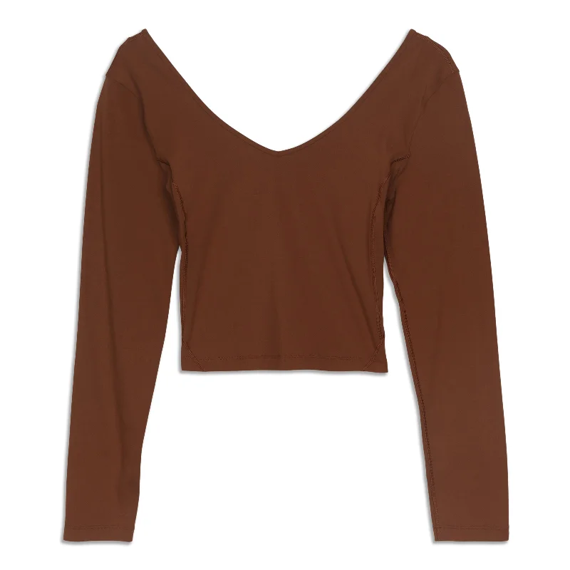 Women's Soft and Stretchy Long Sleeve T-shirt -lululemon Align™ Long Sleeve Shirt - Resale Women's Soft and Stretchy Long Sleeve T-shirt -lululemon Align™ Long Sleeve Shirt - Resale