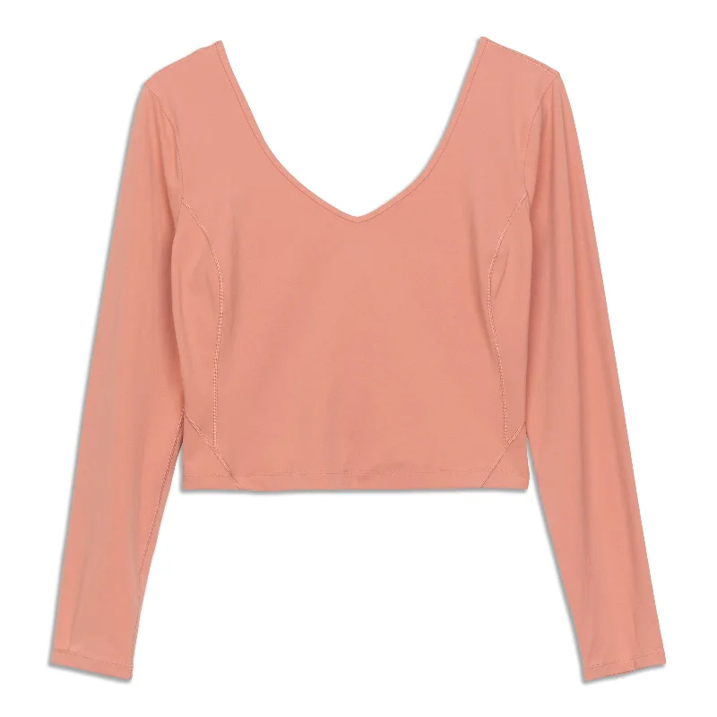 Women's Simple Long Sleeve T-shirt for Easy Dressing -lululemon Align™ Long Sleeve Shirt - Resale Women's Simple Long Sleeve T-shirt for Easy Dressing -lululemon Align™ Long Sleeve Shirt - Resale
