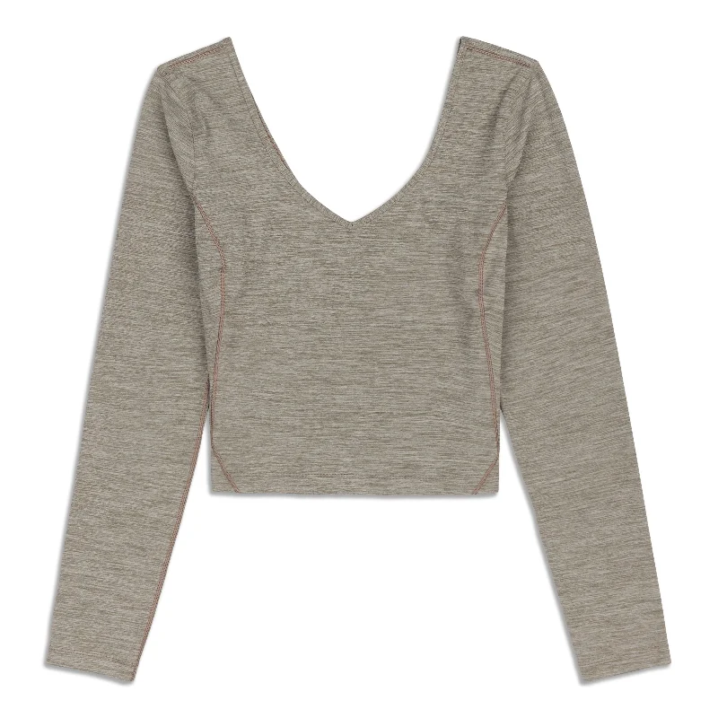 Women's Comfy Long Sleeve T-shirt for Cool Weather -lululemon Align™ Long Sleeve Shirt - Resale Women's Comfy Long Sleeve T-shirt for Cool Weather -lululemon Align™ Long Sleeve Shirt - Resale