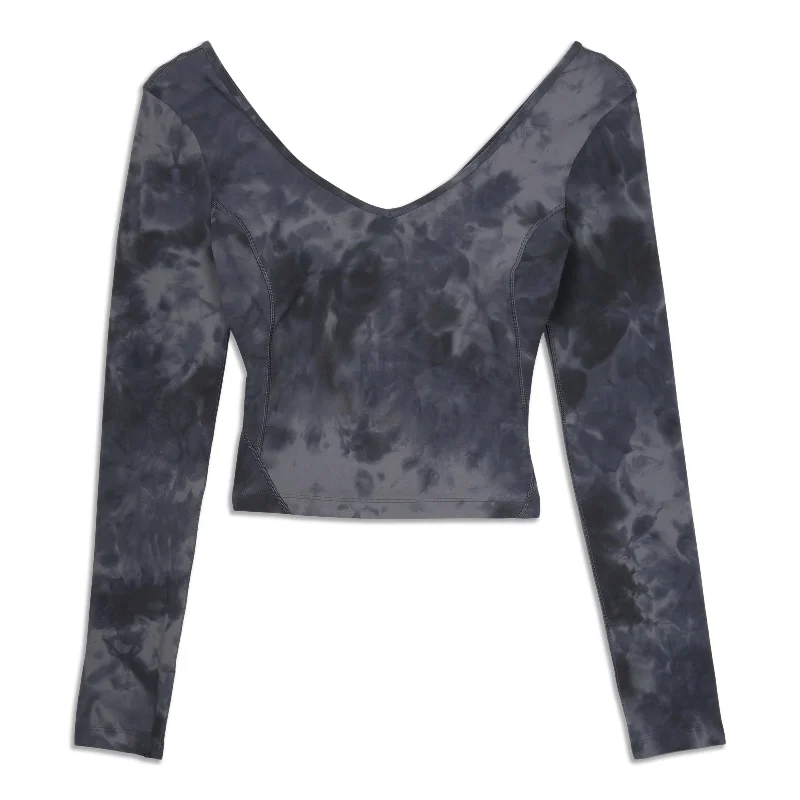 Women's Basic Long Sleeve T-shirt for Wardrobe -lululemon Align™ Long Sleeve Shirt - Resale Women's Basic Long Sleeve T-shirt for Wardrobe -lululemon Align™ Long Sleeve Shirt - Resale