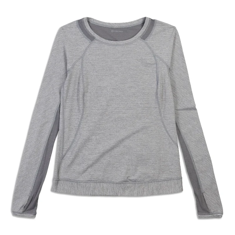 Women's Lightweight Long Sleeve T-shirt with Design -Manifesto Long Sleeve Shirt Crew - Resale Women's Lightweight Long Sleeve T-shirt with Design -Manifesto Long Sleeve Shirt Crew - Resale