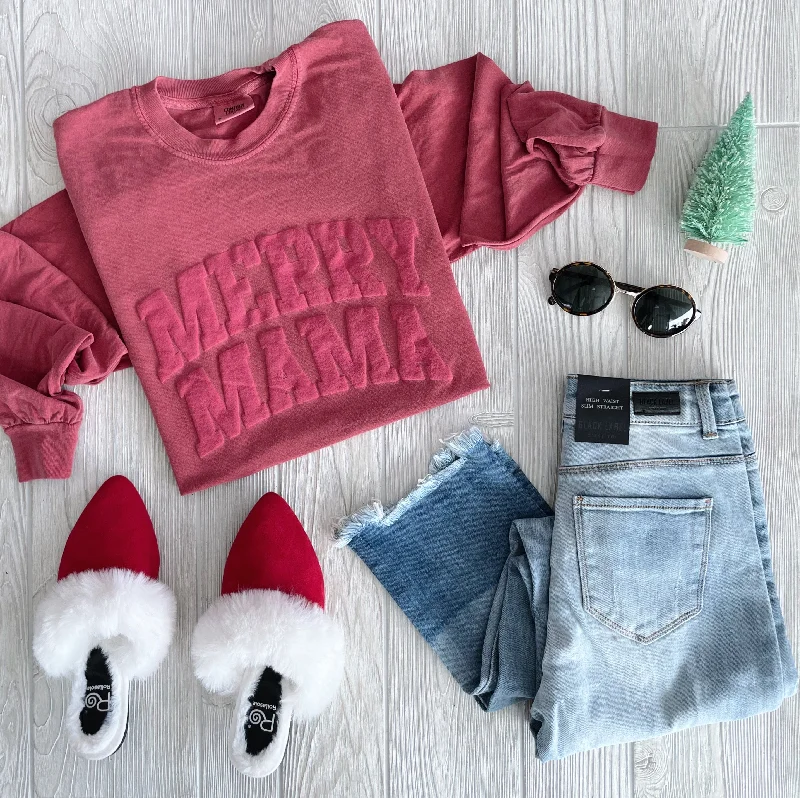 Women's Long Sleeve T-shirt for Traveling -MERRY MAMA • Long Sleeve
