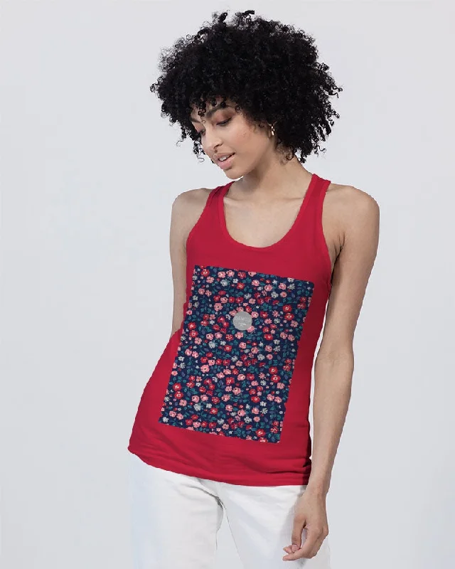Women's Simple Tank Tops for Summer -Midnight blue pretty glance.  Unisex Jersey Tank | Bella + Canvas