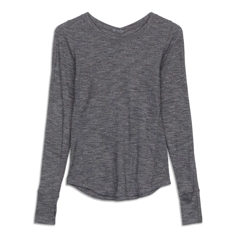 Women's Affordable Long Sleeve T-shirt -Mile Long Sleeve Shirt - Resale