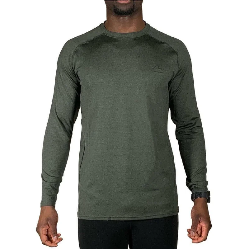 Women's Loose Fit Long Sleeve T-shirt -More Mile Train To Run Mens Long Sleeve Running Top - Green Women's Loose Fit Long Sleeve T-shirt -More Mile Train To Run Mens Long Sleeve Running Top - Green