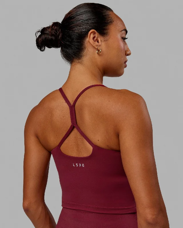 Women's Cotton Tank Tops for Hot Weather -Movement Active Tank - Cranberry